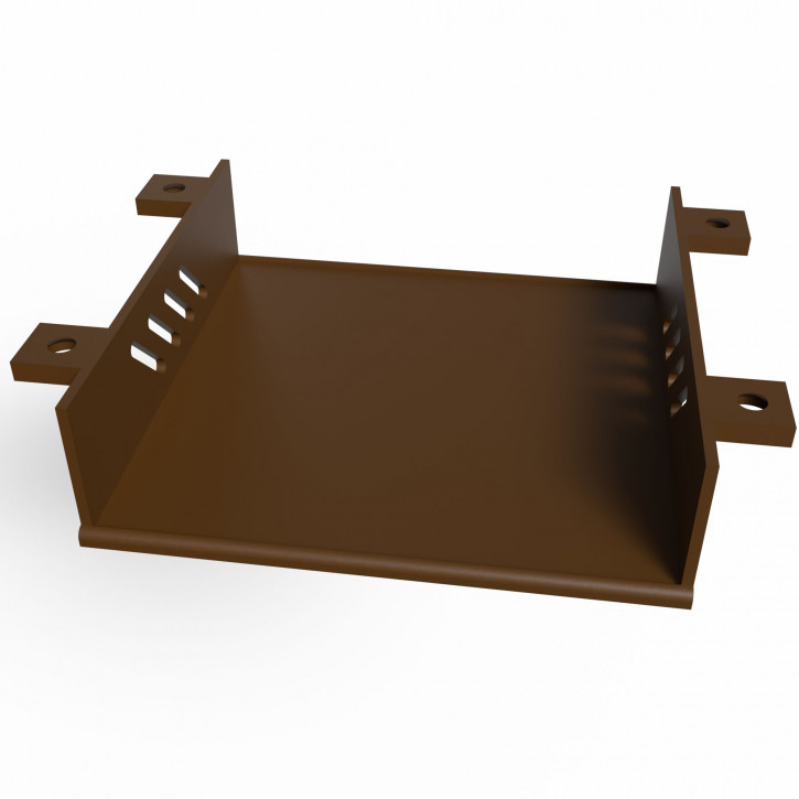 Halterung Untertischmontage für TP-Link TL-SG105, TL-SG105, LS105, SF1005 Serie Braun