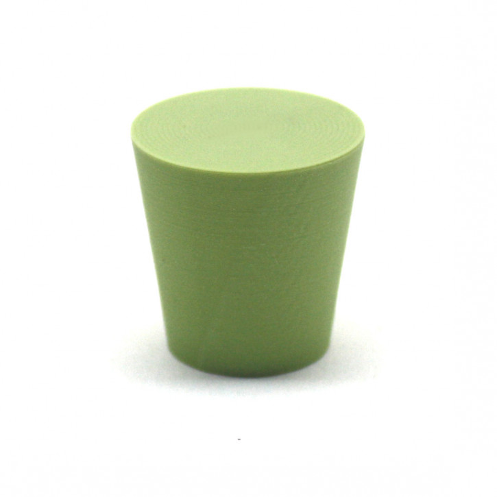 Möbelknopf Kegelstumpf Farbe Avocadogrün S01 / 3 Stück