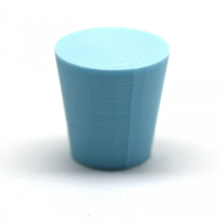 Möbelknopf Kegelstumpf Farbe Baby-Blau B04 / 3 Stück