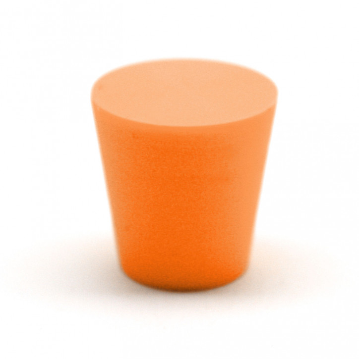 Möbelknopf Kegelstumpf Farbe Hellorange P01 / 1 Stück