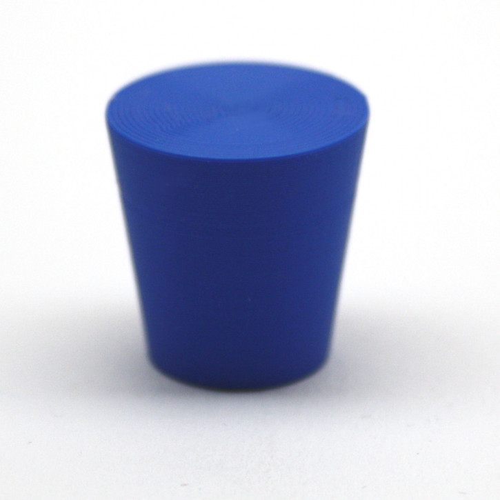 Möbelknopf Kegelstumpf Farbe Marine-Blau E14 / 3 Stück