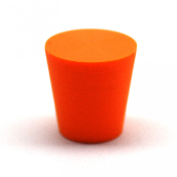 Möbelknopf Kegelstumpf Farbe Neon-Orange E03 / 3 Stück