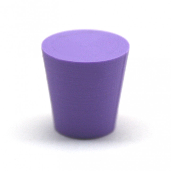 Möbelknopf Kegelstumpf Farbe Pastell-Lila B03 / 1 Stück