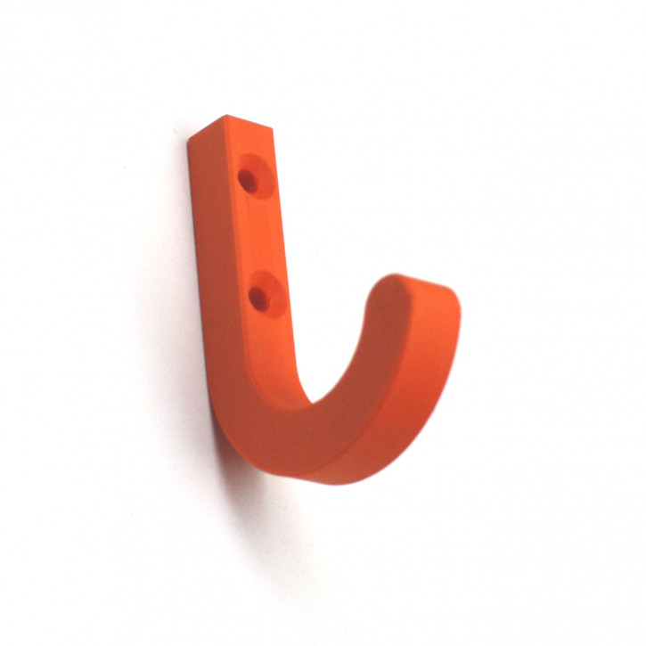 Kleider- & Handtuchhaken Slimline F Orange E04 / 1 Stück