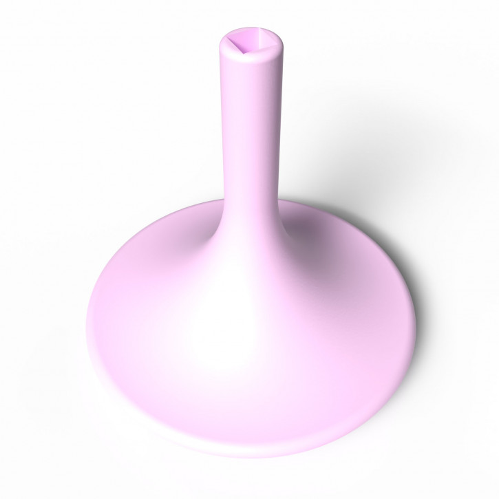 Aufsteller, Dekoration Rund für Herrnhuter Miniaturstern Rosa Matt