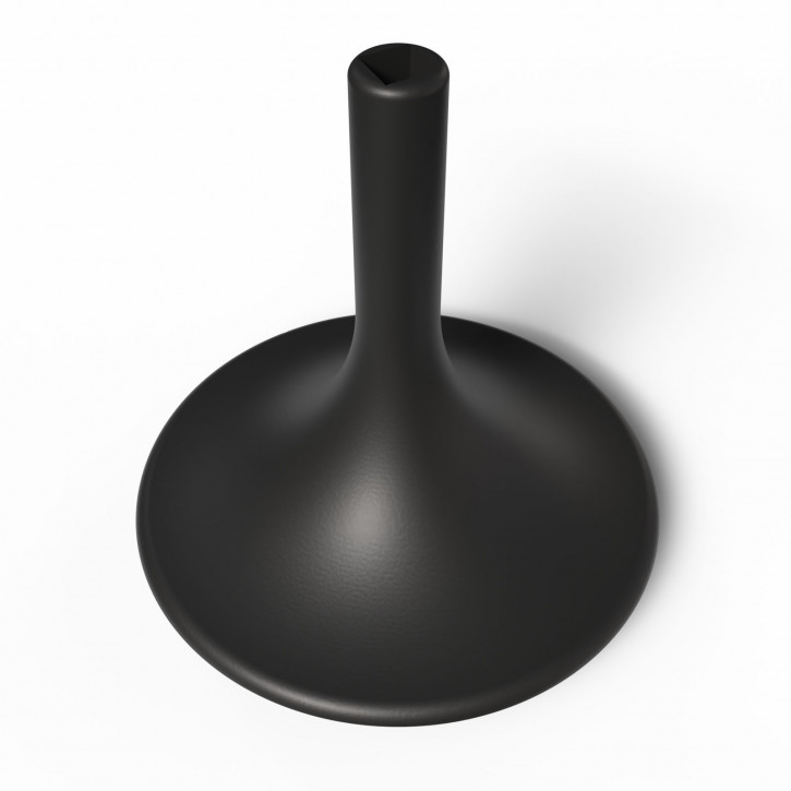 Aufsteller, Dekoration Rund für Herrnhuter Miniaturstern Schwarz Matt