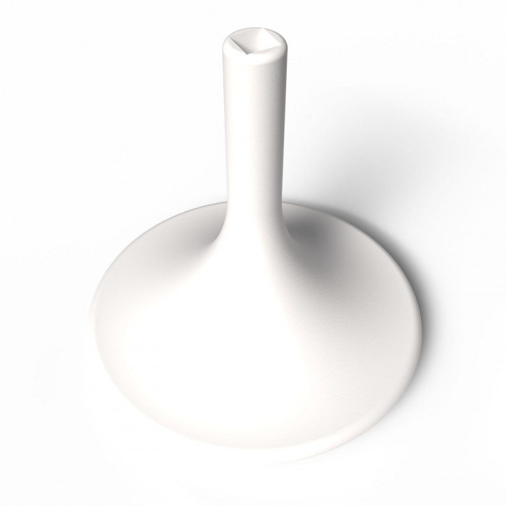 Aufsteller, Dekoration Rund für Herrnhuter Miniaturstern Weiß Matt