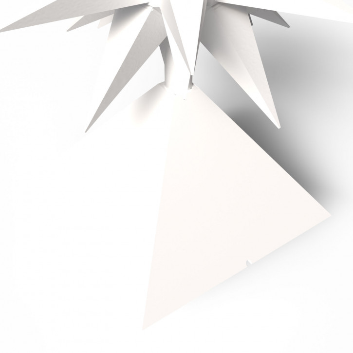 Aufsteller, Dekoration Pyramide für Herrnhuter Stern Weiß Matt