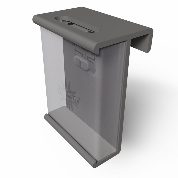 Fenster & Tür Batteriefachhalter für Herrnhuter Stern Grau