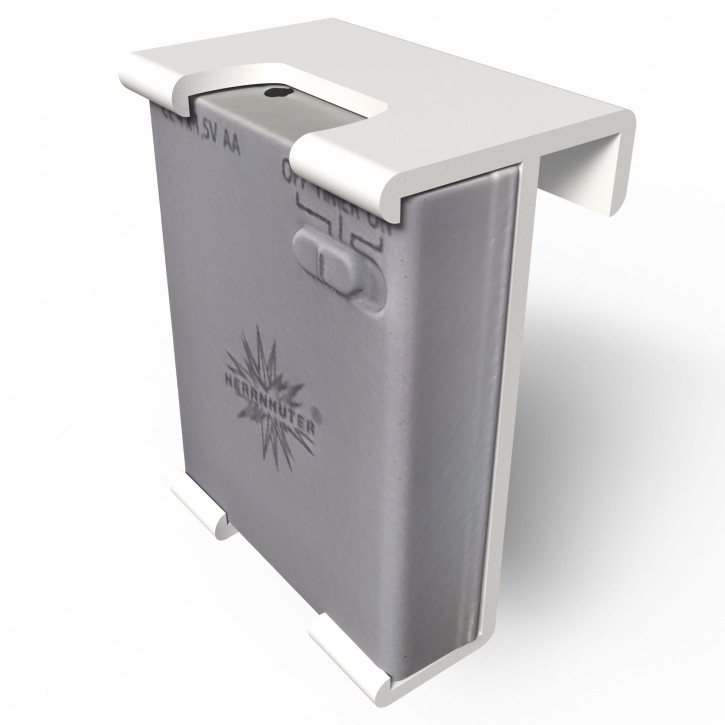 Fensterhalterung Batteriefach für Herrnhuter Stern Weiß