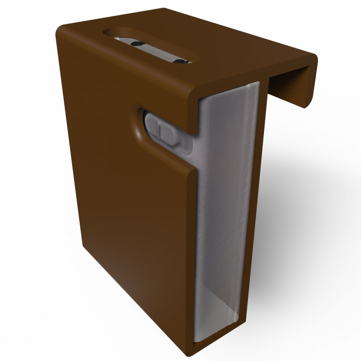 Batteriefach Fensterhalterung geschlossen für Herrnhuter Stern Braun