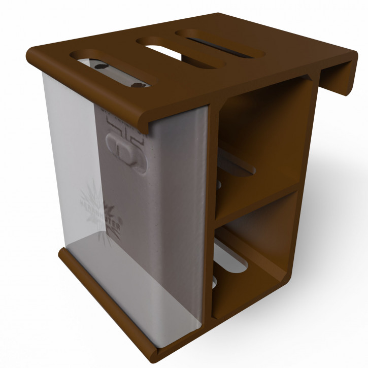 Fenster & Tür Abstandshalter Stern und  Batteriefach für Herrnhuter Stern Braun