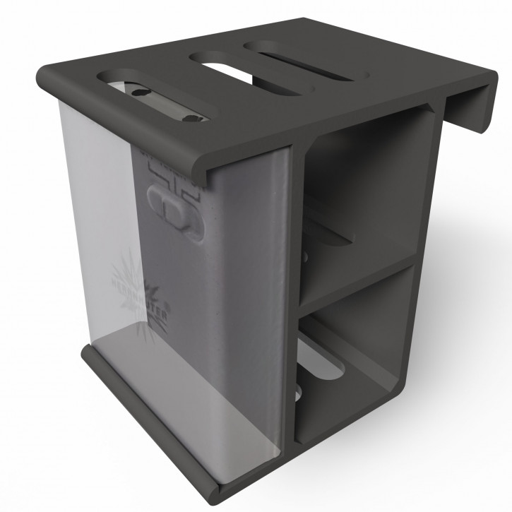 Fenster & Tür Abstandshalter Stern und  Batteriefach für Herrnhuter Stern Grau