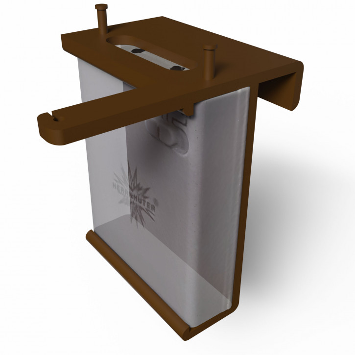 Batteriefach & Stern Fensterhalterung für Herrnhuter Stern Braun
