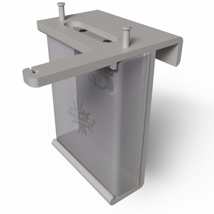 Batteriefach & Stern Fensterhalterung für Herrnhuter Stern Hellgrau