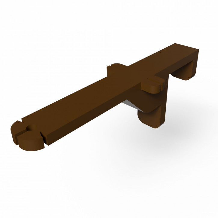 Halterung, Fensterhalter für Herrnhuter Stern Braun