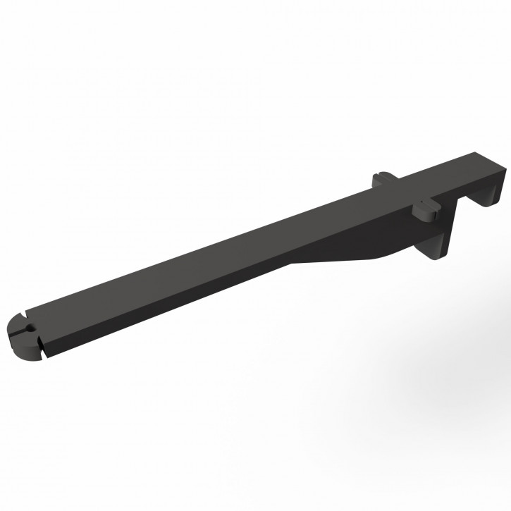 Lange Halterung, Fensterhalter für Herrnhuter Stern Grau / bis 20mm