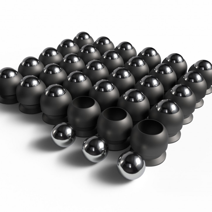 12,7mm (CAL.50) Target Pro 50 Silbergrau / 30 Stück