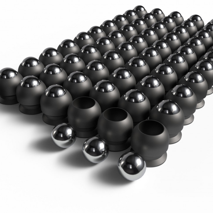 12,7mm (CAL.50) Target Pro 50 Silbergrau / 60 Stück