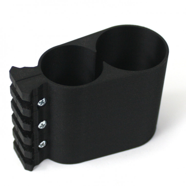 Carbon Tankklemme, Bottle Clamp 55mm mit 1x Picatinny für Evanix Viper 30
