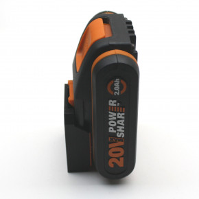 Einzel Akkuhalter für 20V WORX Powershare Schwarz-Orange