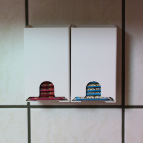 Teebeutelspender - Aufbewahrung von Teebeuteln zum hängen oder kleben