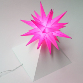 Aufsteller, Dekoration Pyramide für Herrnhuter Stern