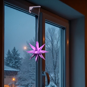 Lange Halterung, Fensterhalter für Herrnhuter Stern